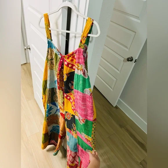Colorful Patchwork Jumpsuit Kantha Bae - Picture 10 of 12